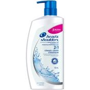 Head & Shoulders Classic Clean 2-in-1 Anti-Dandruff Shampoo + Conditioner 950mL