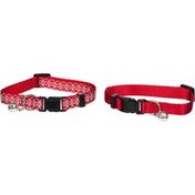 Petco Nylon Adjustable Classic Fashion Cat Collar In Red Pack Of 2 Collars