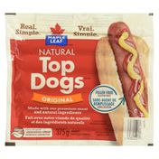 Maple Leaf Natural Top Dogs Original Hot Dogs
