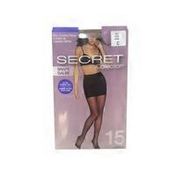 Secret Collection Size C Natural Ultra Sheer Tum & Hip Shaping Pantyhose
