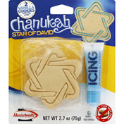 Manischewitz Cookies and Icing Writer, Chanukah Star of David, Vanilla