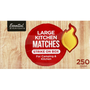Essential Everyday Matches, Kitchen, Strike On Box, Large