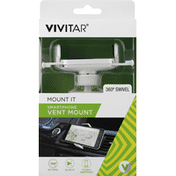 Vivitar Vent Mount, Smartphone, Mount It, 360 Degrees Swivel