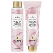Pantene Moisture Boost Rose Water Shampoo And Conditioner Dual Pack For Dry Hair