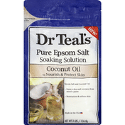 Dr. Teal's Pure Epsom Salt, Soaking Solution, Coconut Oil