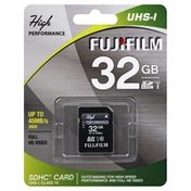Fujifilm SDHC Card, UHS-I, 32 gb