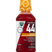 Vicks Cough & Head Congestion, Berry Flavors, Formula 44