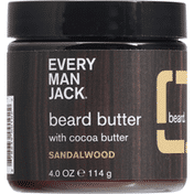 Every Man Jack Beard Butter, with Cocoa Butter, Sandalwood