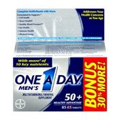 One A Day Men's Multivitamin 50+ Healthy Advantage Tablets - 85 CT