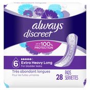 Always Discreet Extra Heavy Long Incontinence Pads