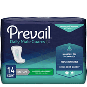 Prevail Incontinence Guards for Men, Maximum Absorbency