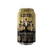 2 Towns Ciderhouse Outcider, Unfiltered Hard Cider