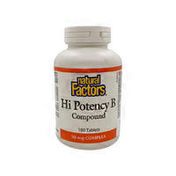 Natural Factors Hi Potency B Compound Tablets