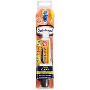 Arm & Hammer Powered ProClean Soft + Bonus Advance White Toothpaste 0.9 oz Spinbrush Toothbrush