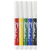 Wilton FoodWriter Bold-Tip Edible Food Markers, 5-Color Set