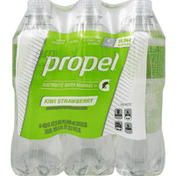 Propel Water Beverage, Electrolyte, Kiwi Strawberry, 6 Pack