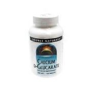 Source Naturals Calcium D Glucarate 500 Mg Tablets