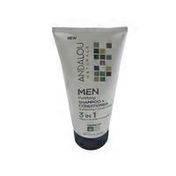 Andalou Naturals 3 in 1 Men Fortifying Shampoo & Conditioner