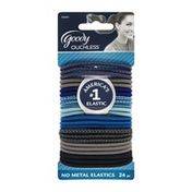Goody Ouchless No Metal Elastics - 24 CT