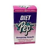Natural Balance Diet Pep Energizing Formula Metabolic Activator Vegetarian Tablets