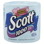 Scott Bathroom Tissue, Unscented, 1-Ply