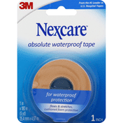 Nexcare Hospital Tape, Cushions, Absolute Waterproof, 1 Inch