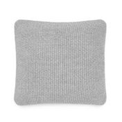 UGG Grey Summer Knit Square Throw Pillow