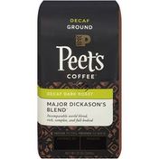 Peet's Coffee Major Dickason's Blend Decaf Dark Roast Ground Coffee