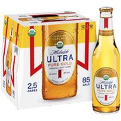 Michelob Ultra Pure Gold Organic Light Lager Beer Bottles