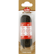 Kiwi Hiker Laces, 60 inch, Black w/Olive 230