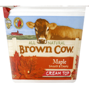 Brown Cow Yogurt, Cream Top, Maple