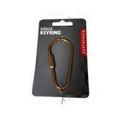 Kikkerland Design Everyday Carry Brass Keyrings