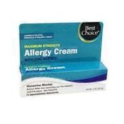 Best Choice Maximum Strength Allergy Cream with Zinc Acetate