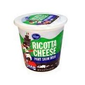 Kroger Ricotta Cheese Part Skim