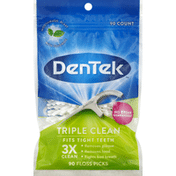 DenTek Floss Picks, Triple Clean