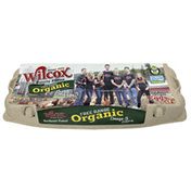 Wilcox Family Farms Free Range Organic, Omega-3 Eggs, Large Brown