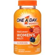 One A Day Women's VitaCraves Women's Multi Gummies Multivitamin/Multimineral Supplement