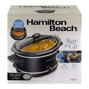 Hamilton Beach Stay or Go 4 QT. Slow Cooker