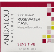 Andalou Naturals Mask, Rosewater, Sensitive