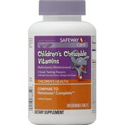Safeway Children’s Vitamins, Chewable, Cherry, Orange and Grape