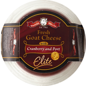 Woolwich Dairy Inc. Cheese, Fresh Goat, with Cranberry and Port