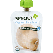 Sprout Organic Baby Food, Stage 1, Butternut Squash, Single Vegetable Puree