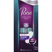Poise Pads, Ultra Thin, Ultimate, Long Length