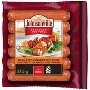 Johnsonville Buffalo Style Sausages with Cheese (101679) Smoked & Cooked