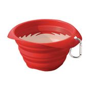 Kurgo Collaps-A-Bowl for Dogs, Barn Red