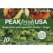 PeakFresh Produce Bags, Re-usable