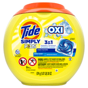 Tide Simply Pods +Oxi Liquid Laundry Detergent Pacs, Refreshing Breeze