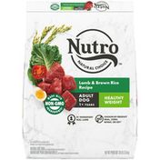 NUTRO Healthy Weight Adult Dry Dog Food, Lamb & Brown Rice Recipe