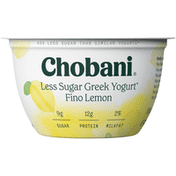 Chobani Less Sugar Greek Yogurt Fino Lemon