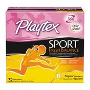 Playtex Tampons, Plastic, Regular Absorbency, Lightly Scented